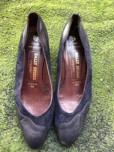 Women bally heels navy - bally,