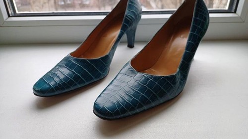 Women bally heels - heels, turquoise
