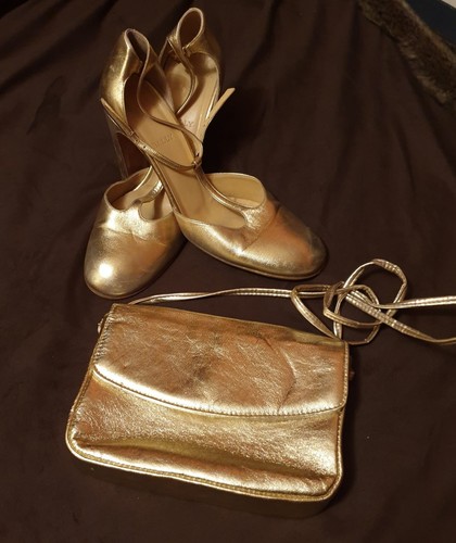 Bally goldene abendschuhe - bally,,