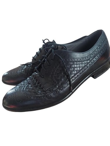 Men bally heels - black, leather