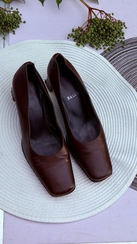 Women bally heels brown - heels,