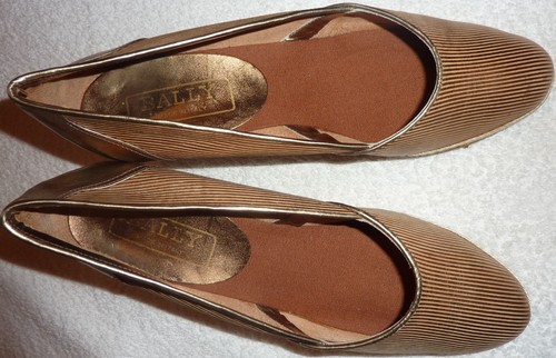 Keilschuhe damen bally gold - keilschuhe,